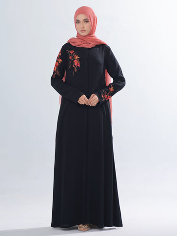 Maple Noir Abaya